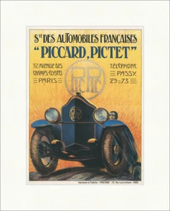 Society des Automobiles Francaises Piccard Pictet impresión artística mundo de carteles 045 - Imagen 1 de 1