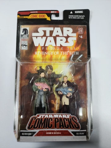 Star Wars Comic 2-Packs OBI-WAN Kenobi Bail Organa ROTS Luke Leia Skywalker Twin Cover