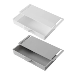 2 Pcs Speicherbox Einfügen Büro Kind Unsichtbare Aufbewahrungsboxen - Bild 1 von 12