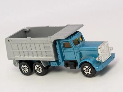 Camión de volteo Peterbilt American 1978 vintage Tomica #F63 azul plata Japón como nuevo Foto 1 de 4