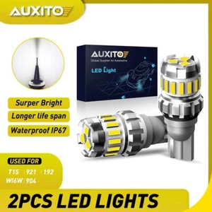 AUXITO 921 912 LED Reverse Backup Light Bulb 2400LM 6500K Super Bright T15 - Picture 1 of 9