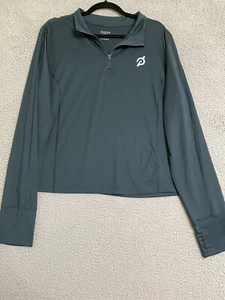 Peloton Damen 1/4 Zip Langarmshirt Größe XXL Sport Laufen Warm Up Crop - Bild 1 von 7