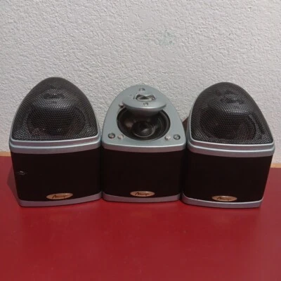 Lote de 3 Altavoces Mirage NanoSat Nano Satellite OmniPolar con Soportes De Colección Probados Foto 1 de 4