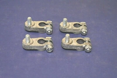 4 Top Post Battery Terminal Threaded Universal Adapter Conversion To 3/8" Stud - Image 1 of 4