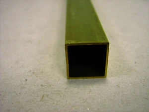 Messing Vierkantrohre *bitte auswählen*  1,5x1,5mm-10x10mm Länge  330mm - Bild 1 von 1