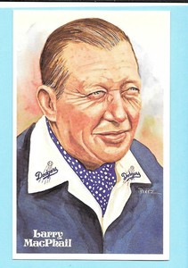 1981 Perez Steele Original Postcard #165 Larry MacPhail