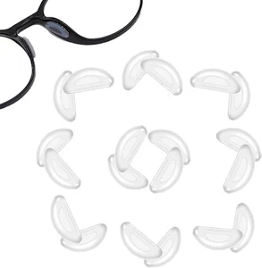 10 Paar Nasenpads Brille Selbstklebend AntiRutsch Silikon Weiche Pads - Bild 1 von 5