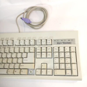 Vintage Key Tronic Mechanical Clicky Keyboard - E03601QUS201-C *Issue - Picture 1 of 10