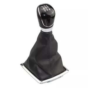 Fits Ford Focus 2005-2012 5 Speed Gear Shift Knob Shifter Gaiter Boat Leather - Foto 1 di 10