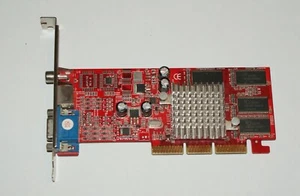 X/Vision ATI RADEON 7000 AGP 32MB DDR VGA/TV-Out/Component-Video Grafikkarte - Bild 1 von 3