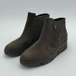 Stivaletti da donna Vionic Uptown Sur resistenti alle intemperie in pelle scamosciata oliva taglia 10 - Foto 1 di 10