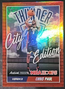 Chris Paul 2020-21 Hoops CITY EDITION HOLO ARTIST PROOF GOLD Insert (#'d 08/10) - Picture 1 of 2