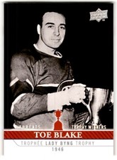 2008-09 Upper Deck Montreal Canadiens Centennial SP Trophy Winners Toe Blake*