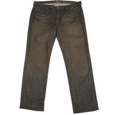 7 FOR ALL MANKIND Jeans Mens 42 34 2XL XXL Black STANDARD