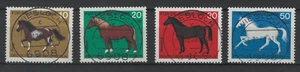 Briefmarken Deutschland Berlin (West) MiNr. 326 - 329 Pferde gestempelt - Bild 1 von 1