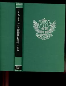 HANDBUCH DER ITALIENISCHEN ARMEE 1913. Akku PR, R/P HB NEU - Bild 1 von 9