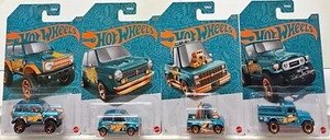 Hot Wheels 2024 - Lot of 4 - Green & Gold Series -Chevy /Ford / Honda /Toyota K6 - Bild 1 von 1