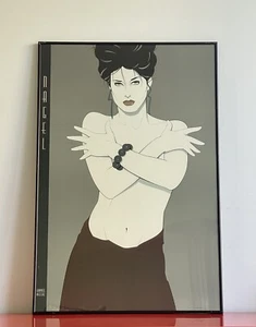 Vintage Patrick Nagel Framed Print “Arms Crossed” Pop Art Graphic Postmodernism - Picture 1 of 6