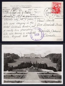 AUSTRIA 1949 Censored Postcard to Riverside Ontario Canada - Picture 1 of 3