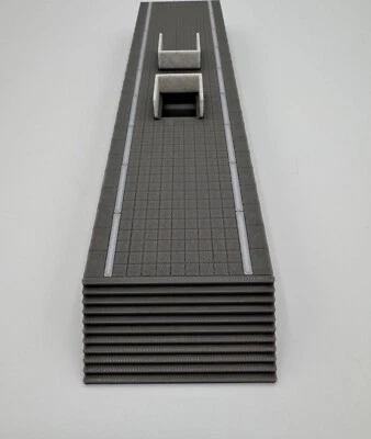 Bahnsteig H0, Bahnsteig mit Mittelabgang, Höhe wählbar - Bild 1 von 4