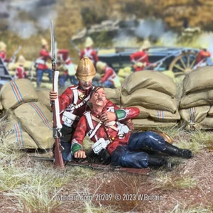 W.Britain 20209 "Ayudando a mi camarada" dos 24 pies 1879 (Gran Bretaña) - Imagen 1 de 2