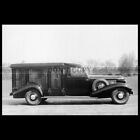 Photo A031208 Cunningham Carved Panel Hearse Car Cadillac Chassis 1935