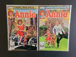 A Marvel Movie Special Annie #1-2 1982 NM 9.4 or Better - Picture 1 of 9