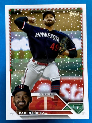 2023 Topps Holiday Pablo Lopez #H184 - Image 1 of 2
