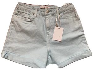 Pantalones cortos de mezclilla Tommy Hilfiger talla 24W azul vela Roma cintura alta Hana para mujeres niñas - Imagen 1 de 3