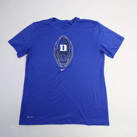 Duke Blue Devils Nike Short Sleeve Shirt Men's Blue Used Cover
