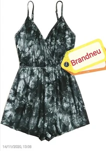 🌼NEU:Jumpsuit~Overall~Dungeree~Jumpsui~Blumen~Batik~Sommer~XS~Stretch~KOMFORT🌼 - Bild 1 von 8