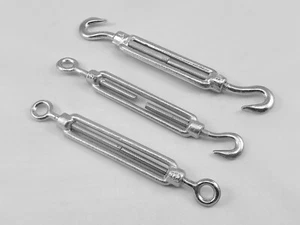 Spannschloss Seilspanner Spannschraube Drahtseil Ösenschraube Hakenschr. bis M30 - Bild 1 von 7