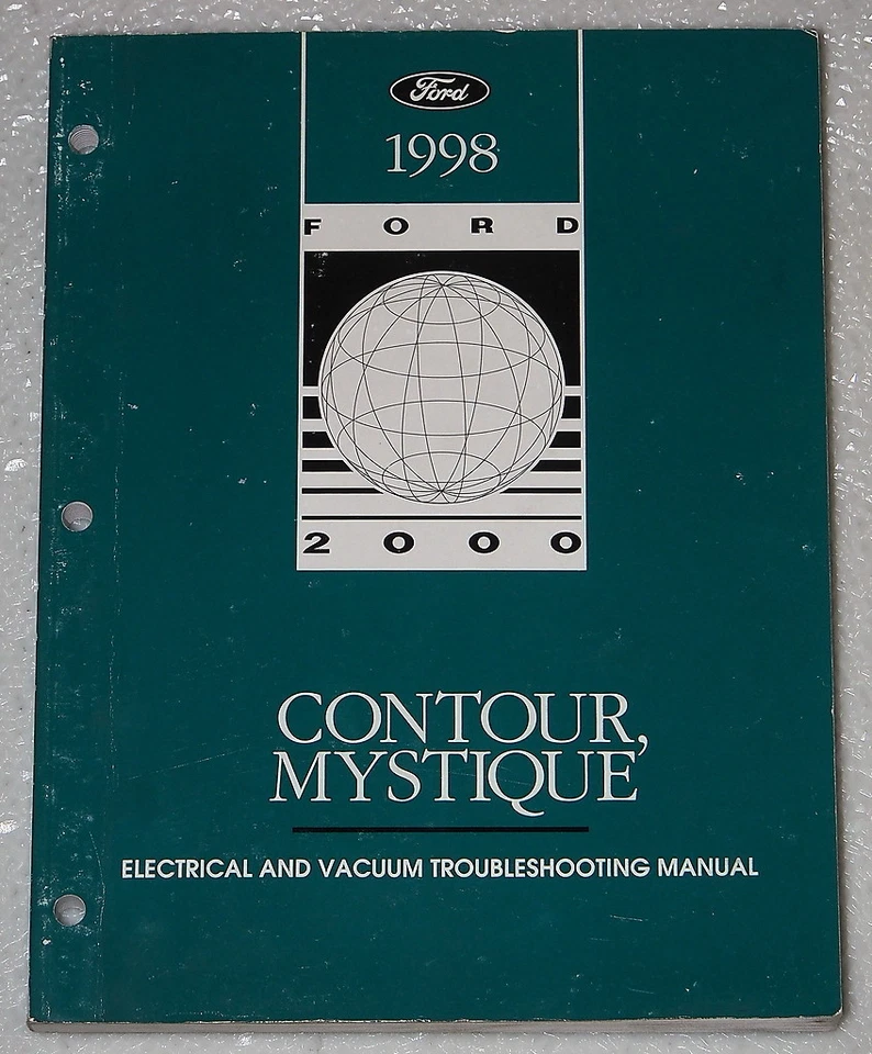 1998 Ford Contour Mercury Mystique Electrical & Vacuum Troubleshooting Manual — 第 1/1 张图片