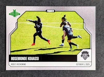 2025 Parkside Pronto Silver Rosemonde Kouassi 5/10 Washington Spirit #PRONTO-162 - Image 1 of 2