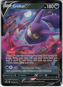 Foil Crobat V SWSH110 SWSH: Sword & Shield Promo Cards Promo NM - Picture 1 of 1