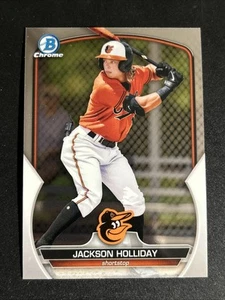 2023 Bowman Chrome Prospects Jackson Holliday RC #BCP-20 Orioles - Picture 1 of 2