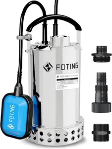 FOTING 3821GPH Pompa sommergibile acqua sommergibile Pompa LE007 HE017 - Foto 1 di 8