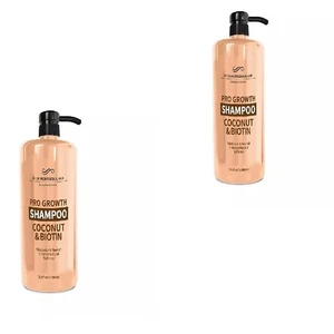 2 NEW DEAD SEA COLLECTION PRO GROWTH COCONUT & BIOTIN SHAMPOO 30.6 FL OZ - Picture 1 of 1