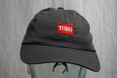 Boné de beisebol Toro chapéu fecho alça pai preto com logotipo Toro bordado vermelho - Imagem 1 de 4