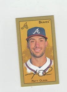 2025 Topps T205 Matt Olson Braves Sovereign Back Approx 46 Copies NrMt - Picture 1 of 2