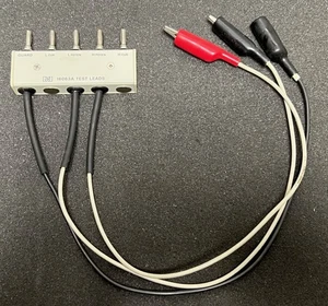 HP / AGILENT 16063A HIGH IMPEDANCE DEVICE TEST LEAD SET, 3 WIRE ALLIGATOR CLIPS - Picture 1 of 3