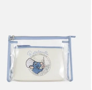 New - Disney Ratatouille Remy Set of 2 Makeup/Toiletry Bags 11” x 8” Primark - Picture 1 of 3