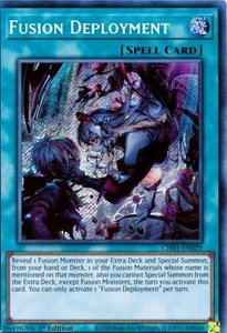 Yugioh CH01-EN029 Fusion Deployment Secret Rare 1st MINT - Picture 1 of 1