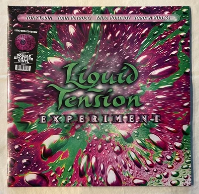 Liquid Tension Experiment - S/T (Purple Black Splatter 2-LP) NEW - OOP Petrucci - Image 1 of 2