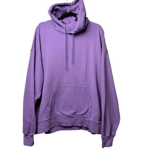 TNA Aritzia Sudadera con Capucha Pullover Bolsillo Frontal Novio Sudadera Púrpura Talla XL Grande - Imagen 1 de 8