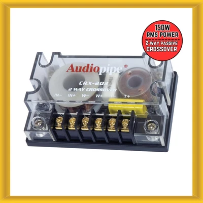 Audiopipe CRX-203 150W RMS Power 2-Way Car Audio Passive Crossover Networks NEW - Image 1 of 4