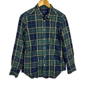 Ralph Lauren Boys Long sleeve Button Up Shirt Sz XL (18-20) Preppy Classic Navy - Picture 1 of 10