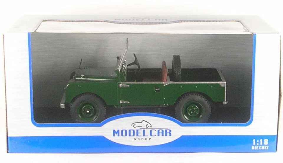 Land Rover Series I (Verde Scuro) Aperto 1957 1:18 MCG - Immagine 1 di 1