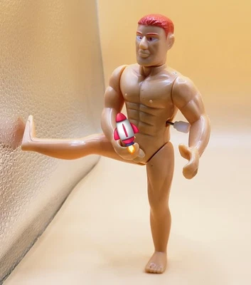 Divertido juguete de cuerda para adultos Macho Man desnudo divertido. Foto 1 de 4