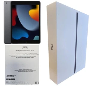 Apple iPad (9th Generation) A2603 64 GB, Wi-Fi + 4G, 10.2 in - Space Gray - Picture 1 of 1